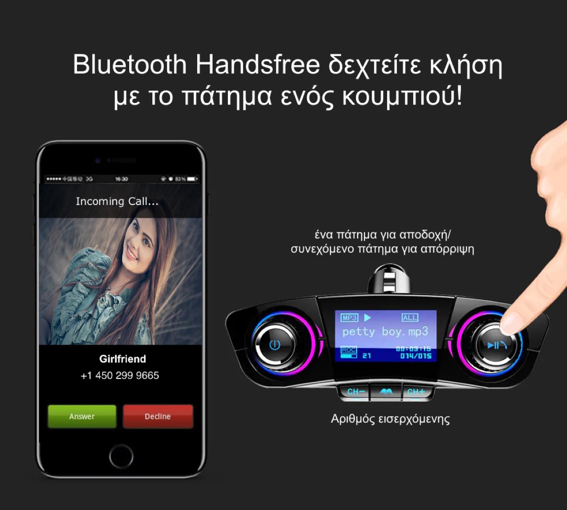 Bluetooth Handsfree αυτοκινήτου